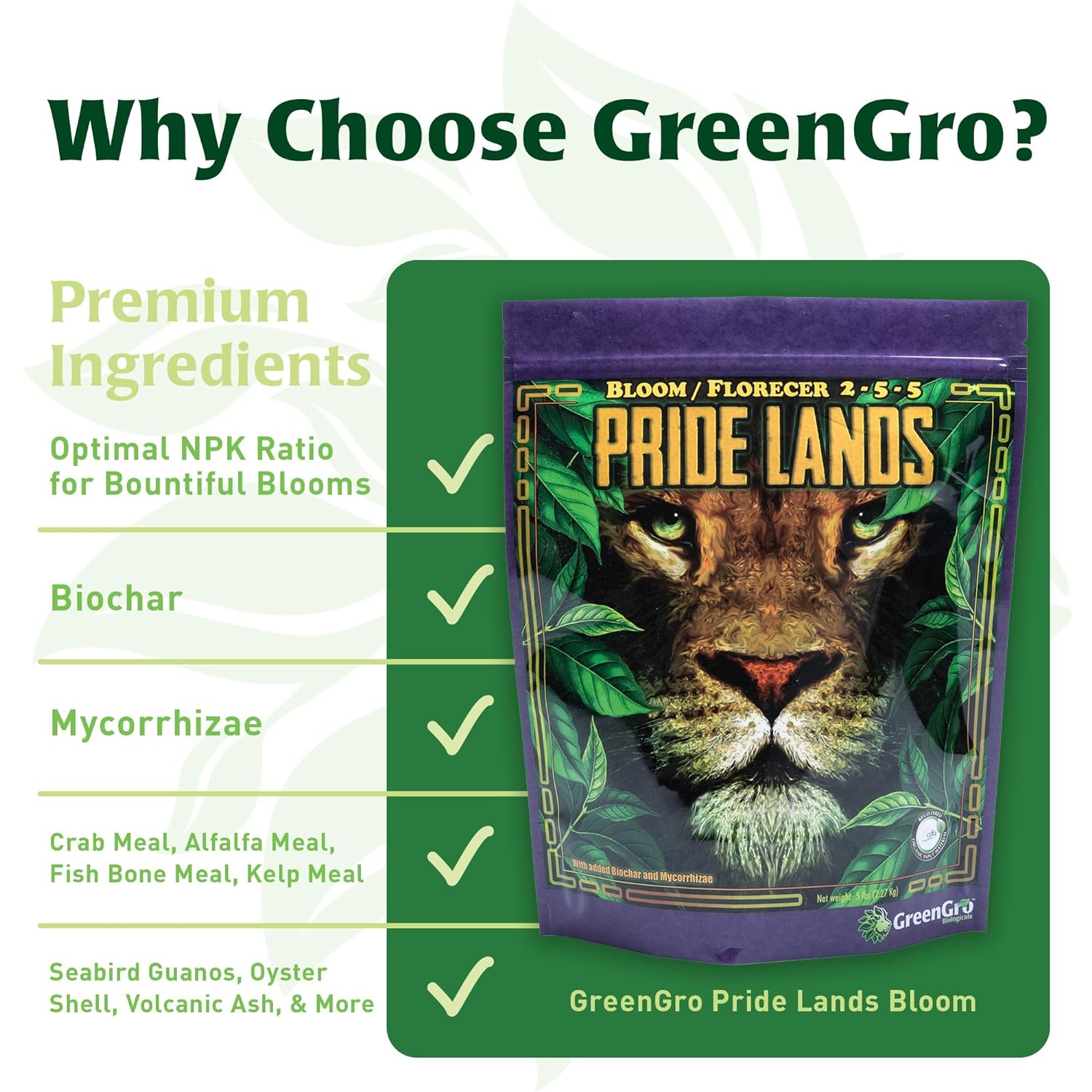 Pride Lands Bloom Organic Bloom Fertilizer