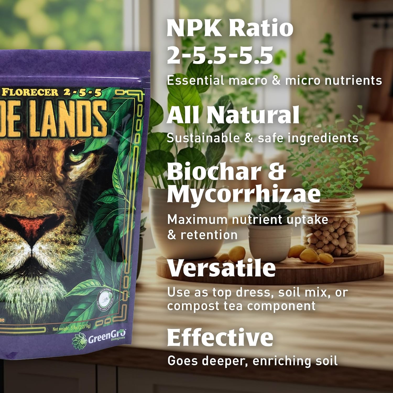 Pride Lands Bloom Organic Bloom Fertilizer