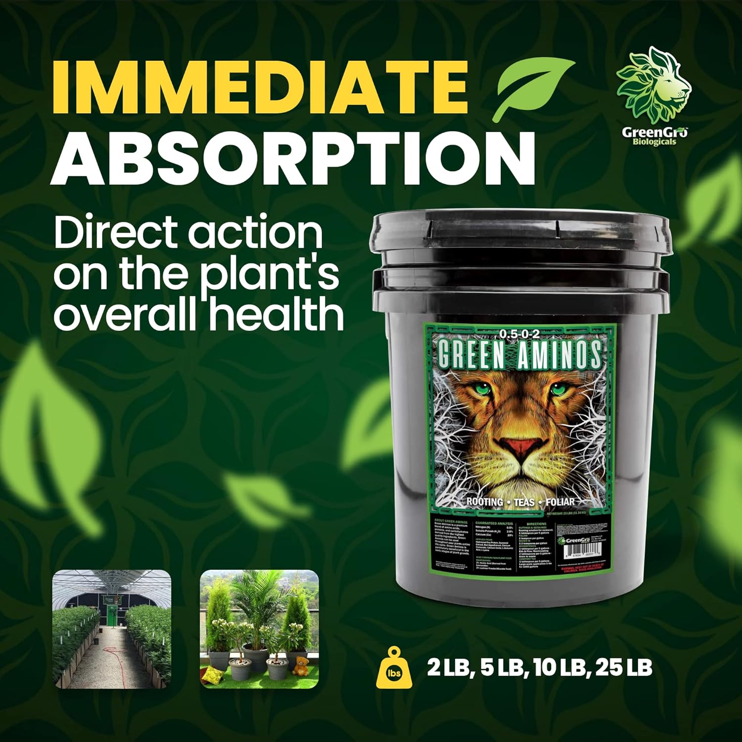 Green Aminos Rooting Stimulator Blend with Amino Acids and Nutrients